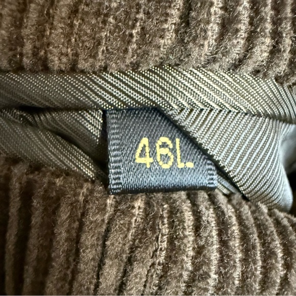 NWT Metro Club Collection Dark Brown Corduroy Blazer Academia Professor Mens 46L - Picture 12 of 13